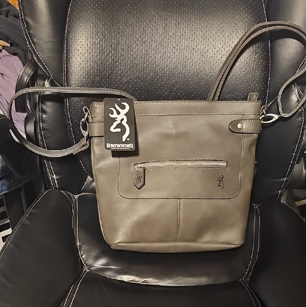 Browning Charcoal Shoulder Bag